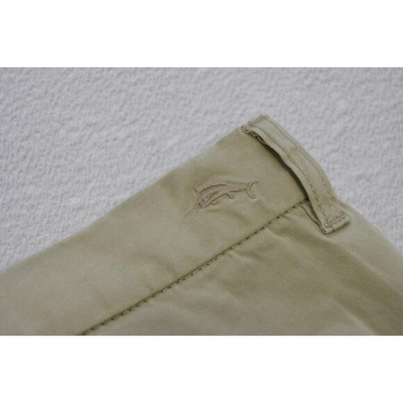 Tommy Bahama Cotton Tencel Stretch Hawaiian Pants Marlin Beige Mens Sz 36 x 30 - Picture 1 of 8